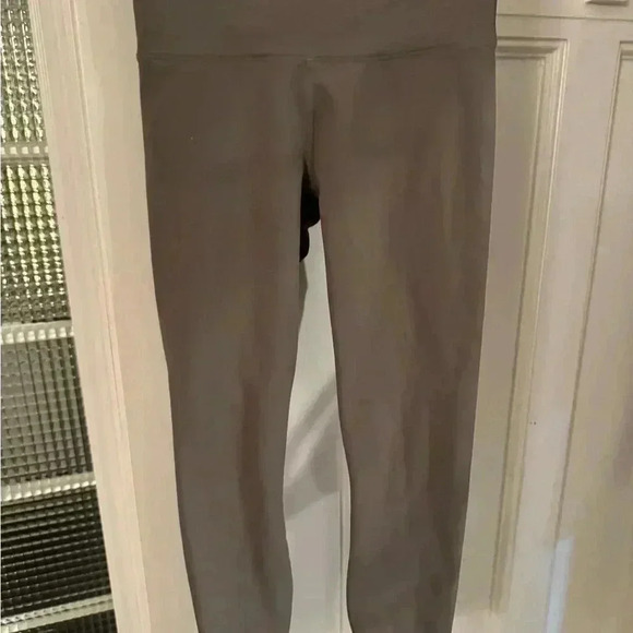 Fabletics power hold high waist ankle length leggings green strap accent size XS - Picture 2 of 11